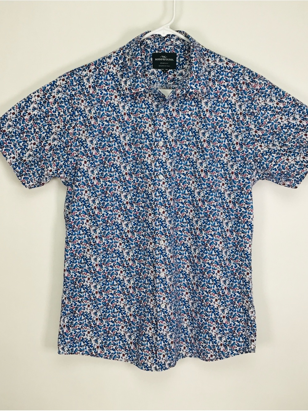 Rodd & Gunn men’s short sleeve button up casual shirt large